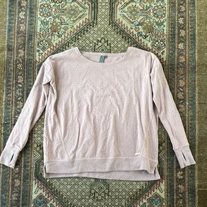 Sweaty Betty Mauve Long Sleeve Thin sweatshirt, size xsmall